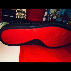 Christian Louboutin-Louis Spikes Men’s Flat